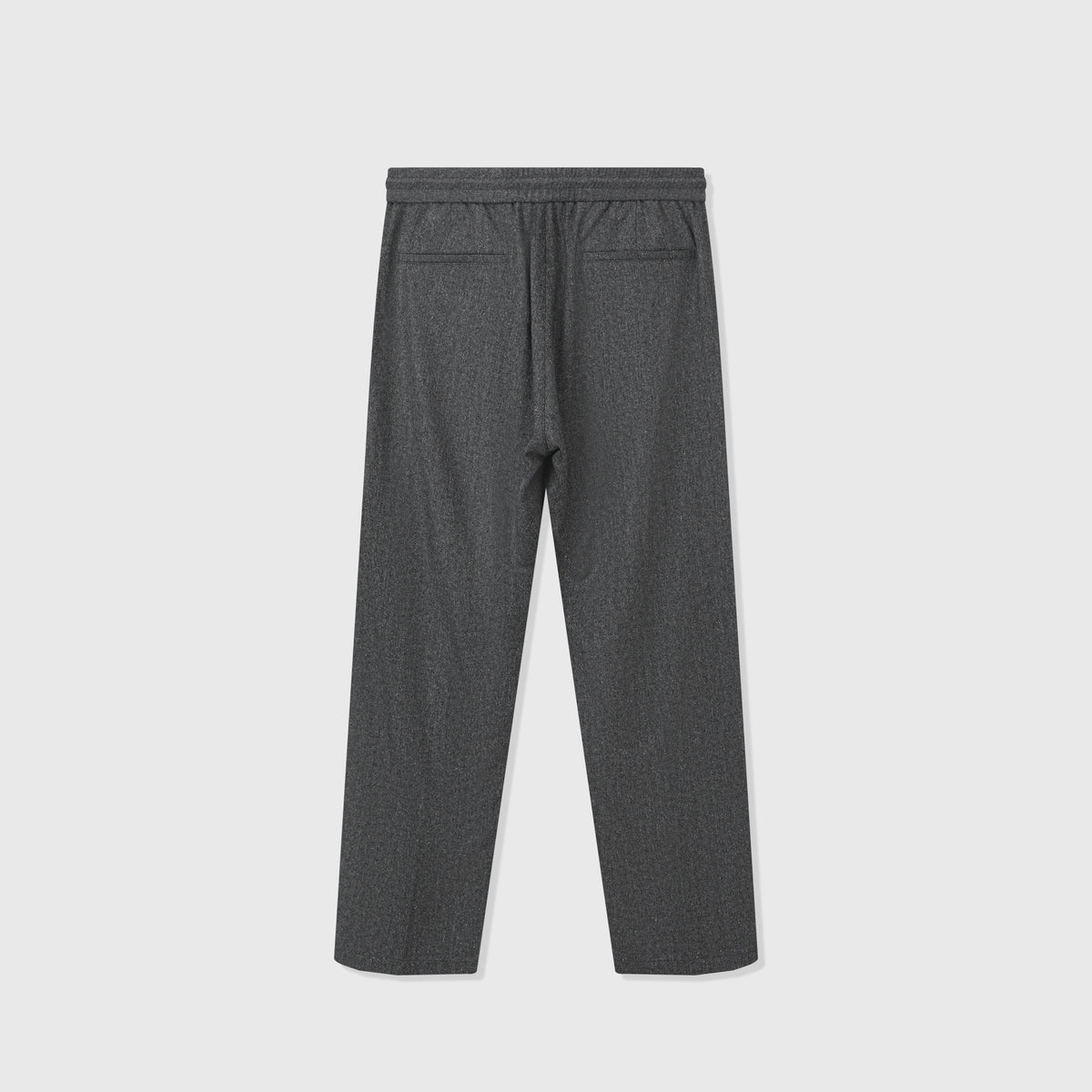 Hermès Men's Drawstring Trousers in Grey
