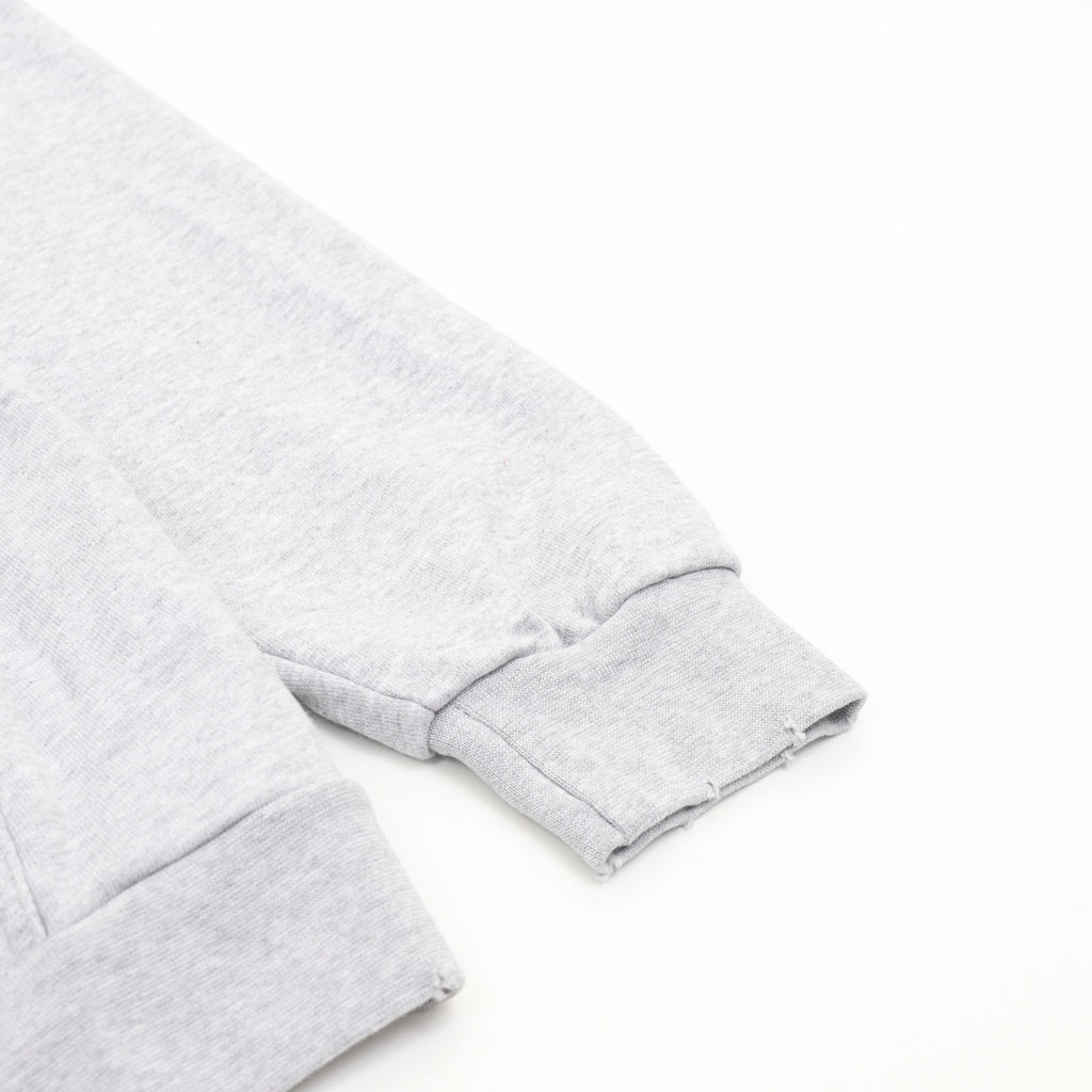 Balenciaga 26SS Destroyed Logo Print Washed Hoodie