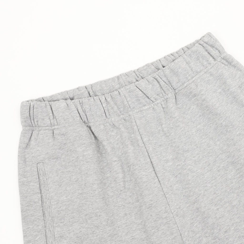 Chrome Hearts Triple Cross Leather Patch Joggers — Grey Marl