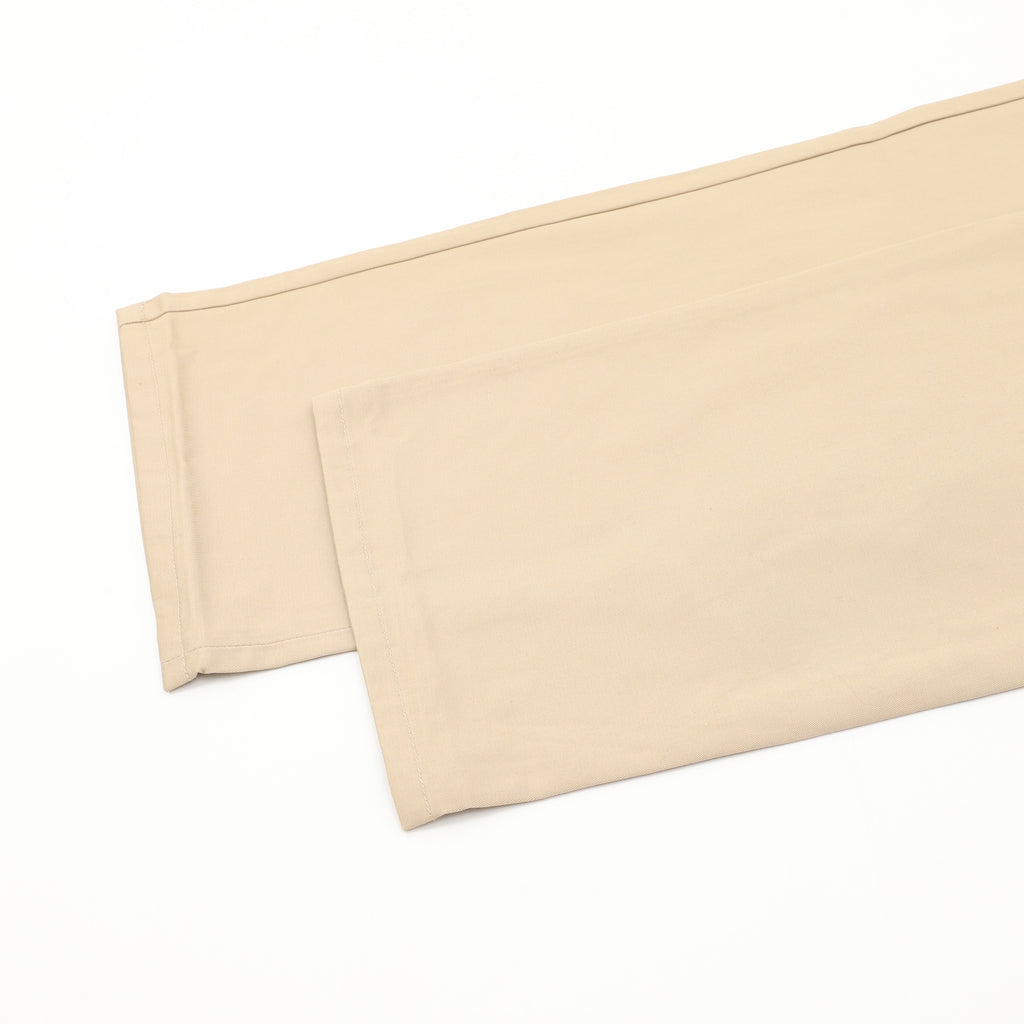 Louis Vuitton LV Leather Tag Silk-Cotton Crepe Straight-Leg Trousers