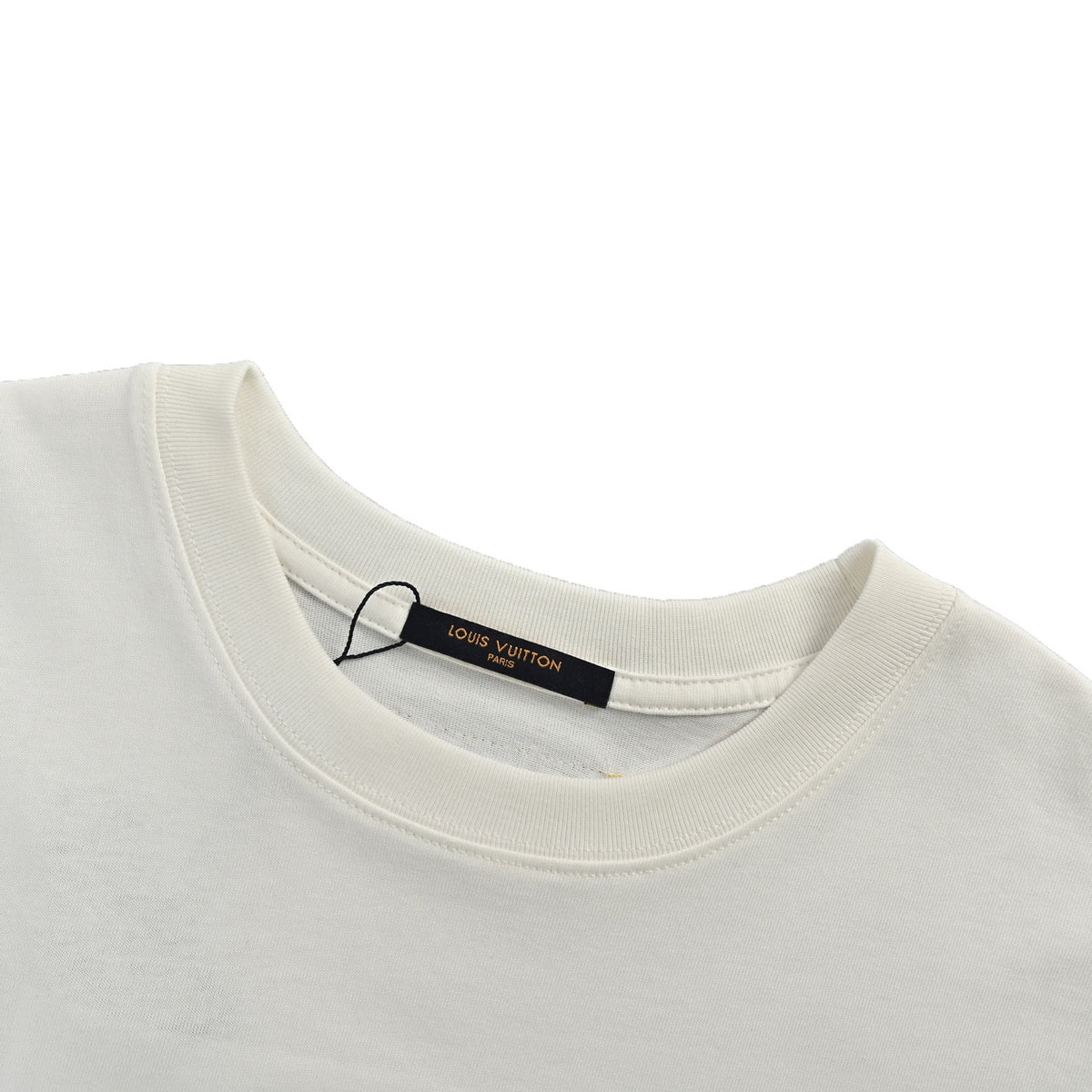 Louis Vuitton Women's / Men's Triple-Circle Logo Embroidered T-Shirt in Off-White