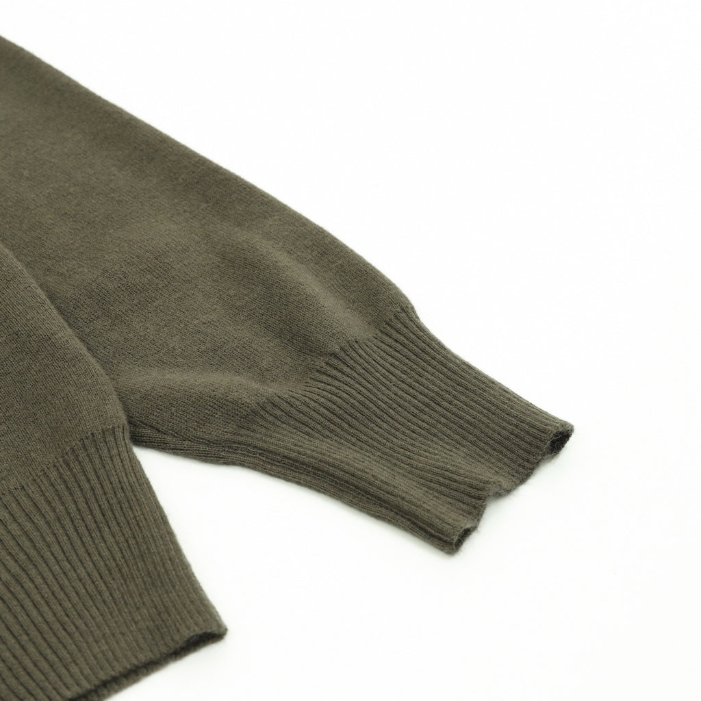 Burberry Check-Collar Knitted Wool Sweater