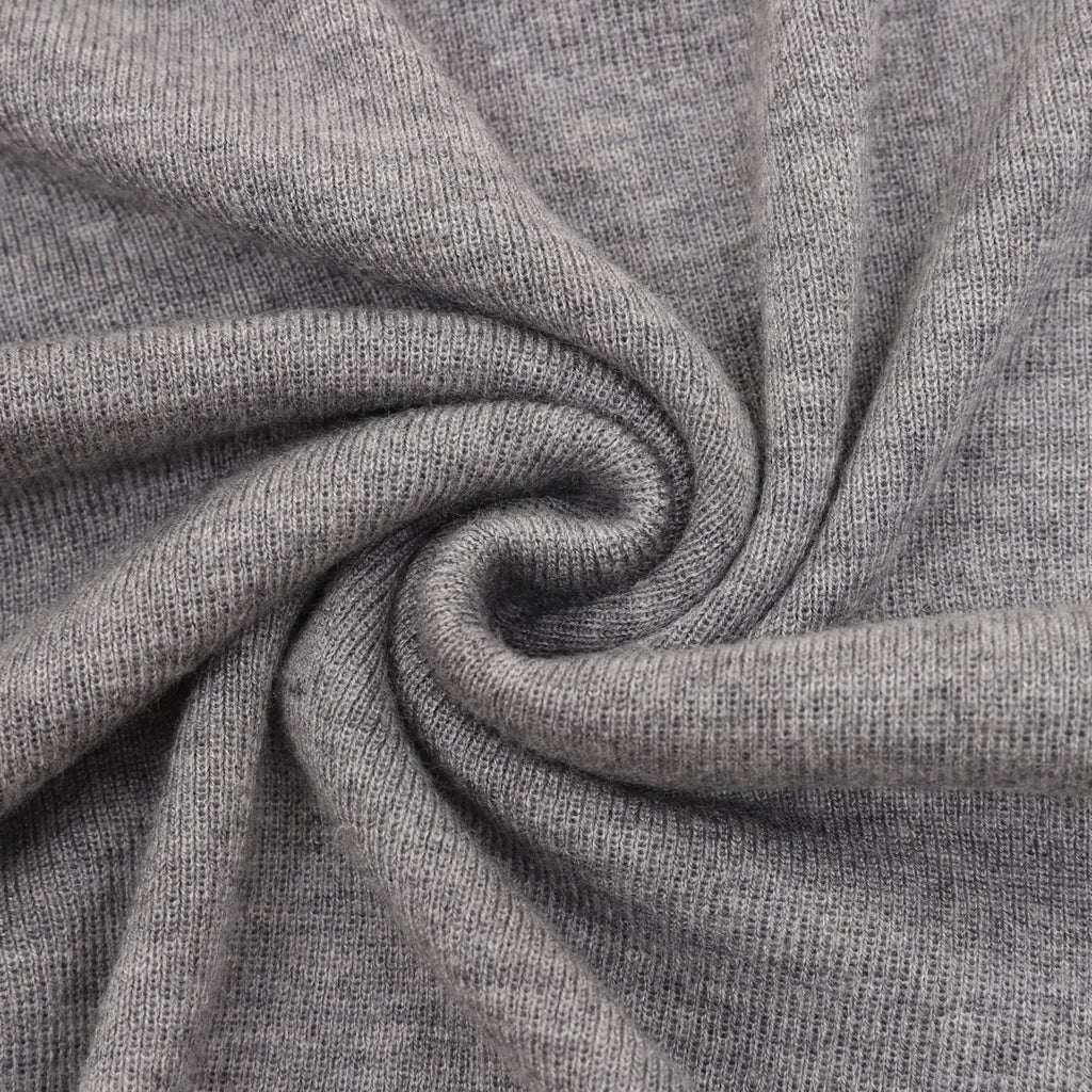 Burberry Check-Collar Knitted Wool Sweater