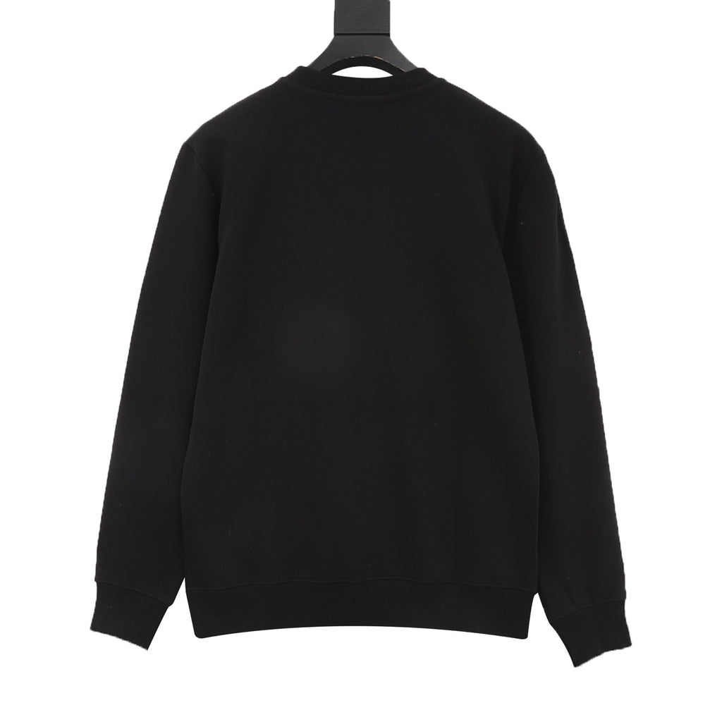 Gucci Women's Men's Black GG Pocket Patch Crewneck Sweatshirt
