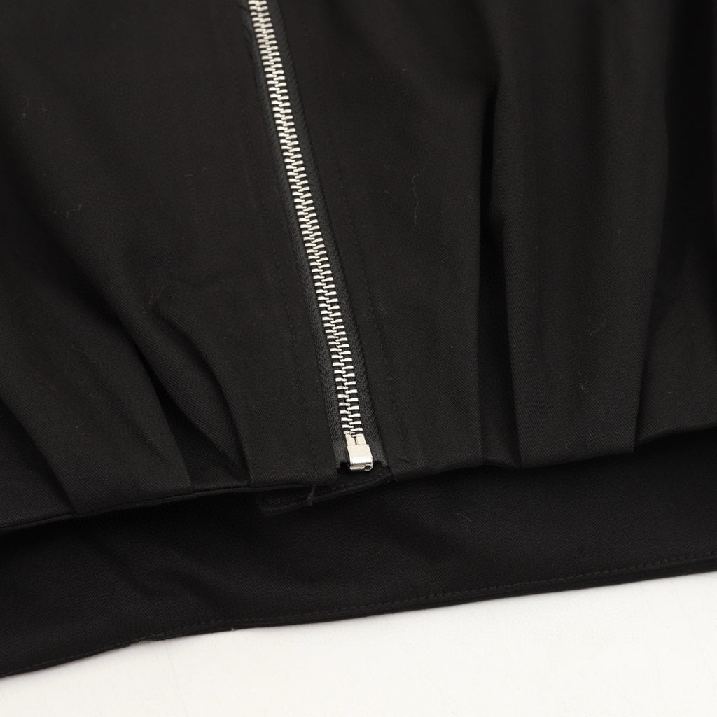 Loewe Gathered Hem Zip-Up Cropped Jacket