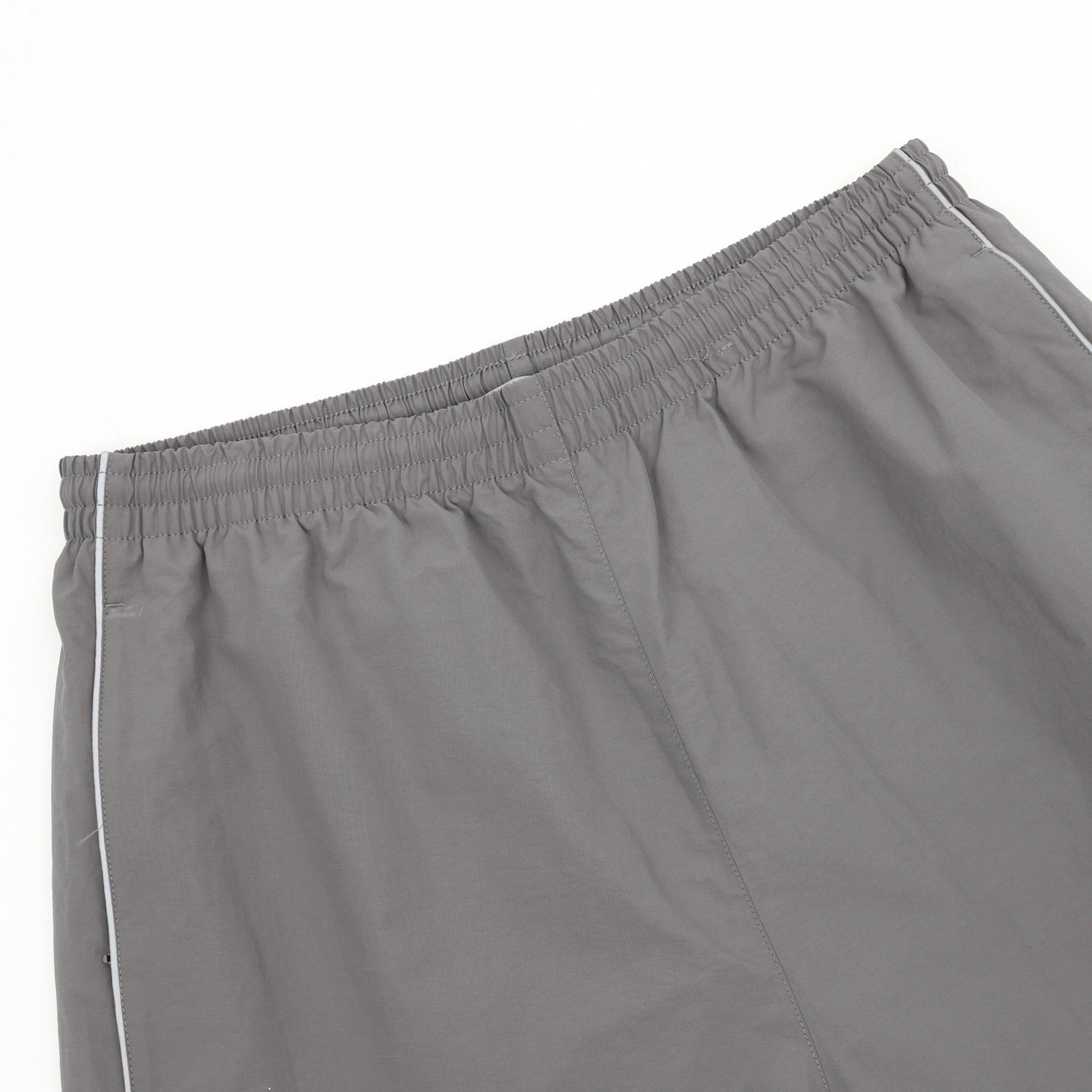 Balenciaga BLCG Bodies Athletic Pants — Grey, Wide-Leg Windbreaker