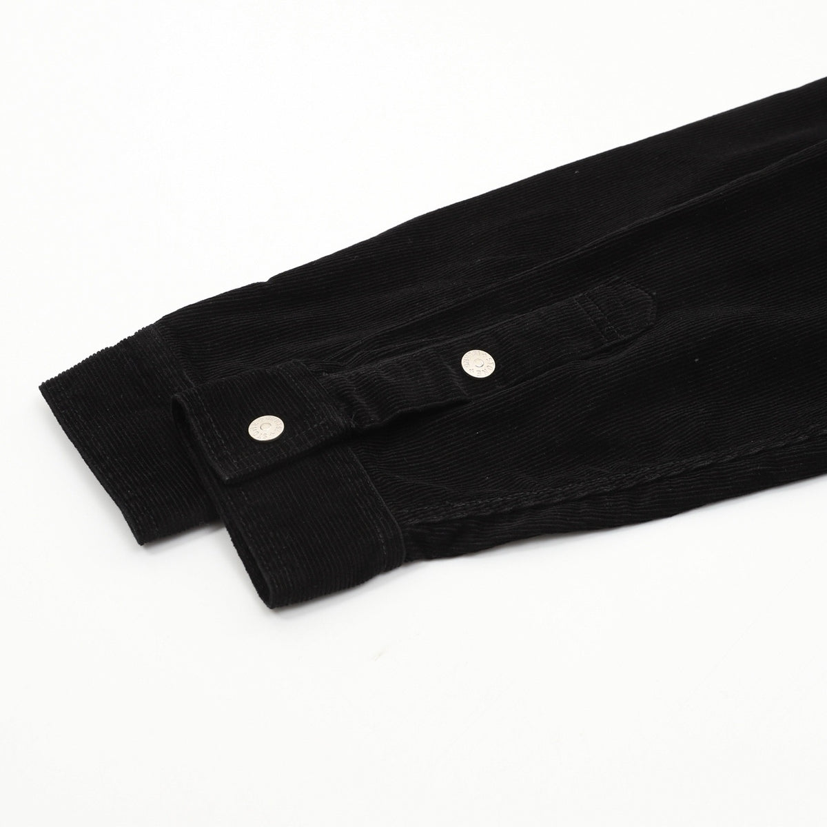 Stone Island Women's & Men's Black Corduroy Button-Up Shirt