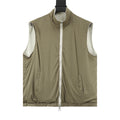 Loro Piana Women's & Men's Olive Stand-Collar Zip-Up Vest