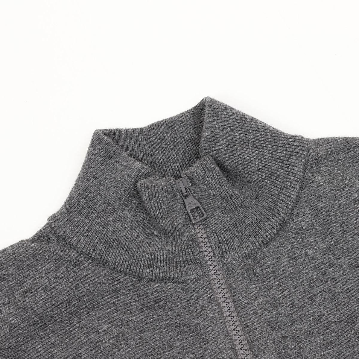 Louis Vuitton Women's & Men's Grey Embossed LV Full-Zip Knit Cardigan