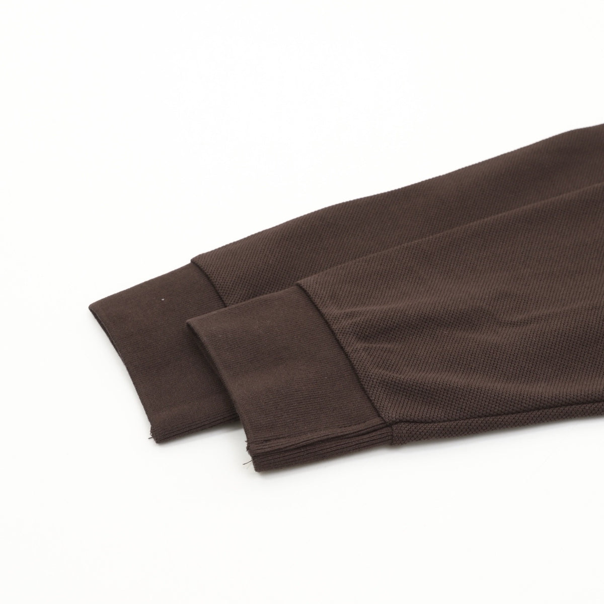 Loewe Women's Men's Dark Brown Anagram Long-Sleeve Polo Shirt