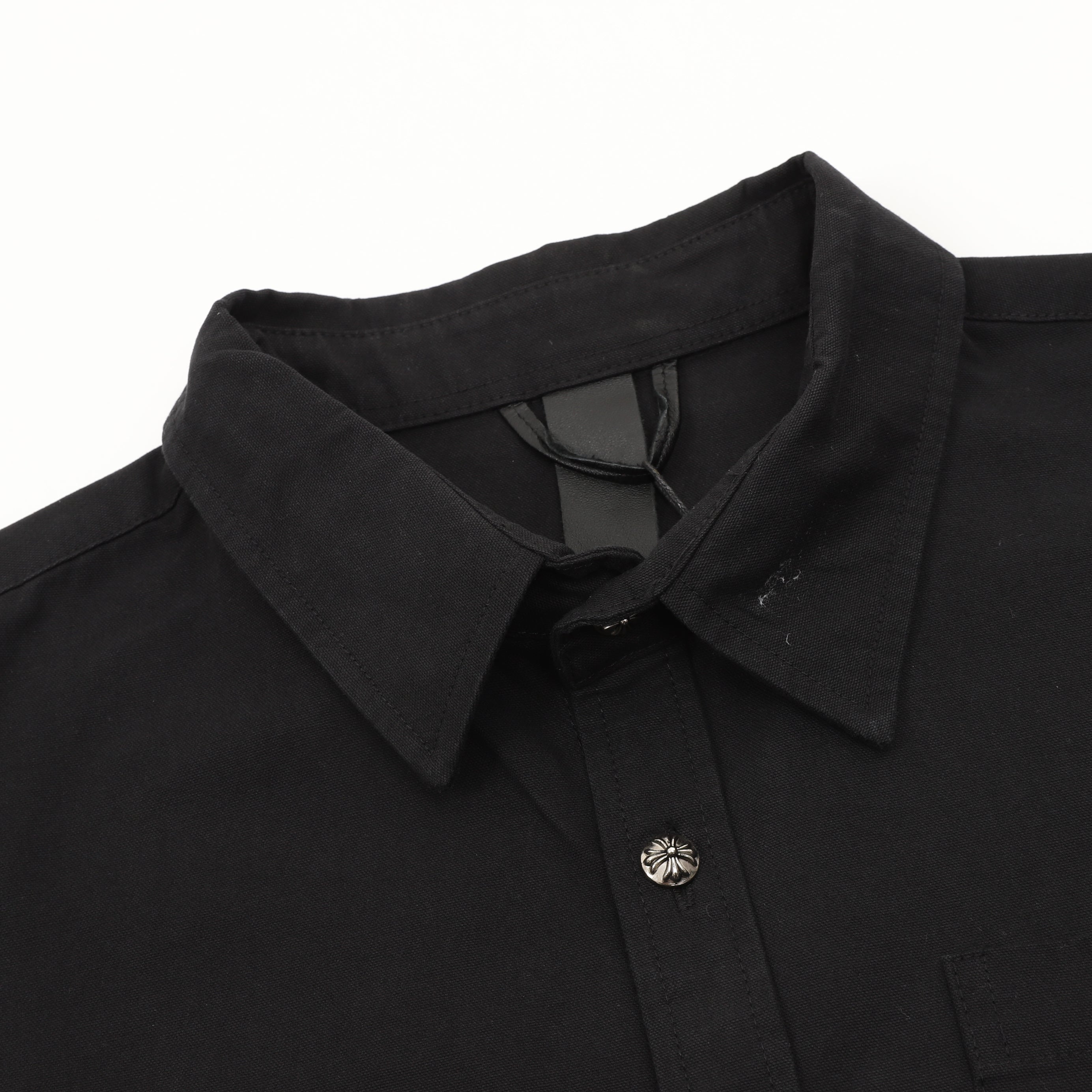Chrome Hearts Cross Button Long-Sleeve Shirt