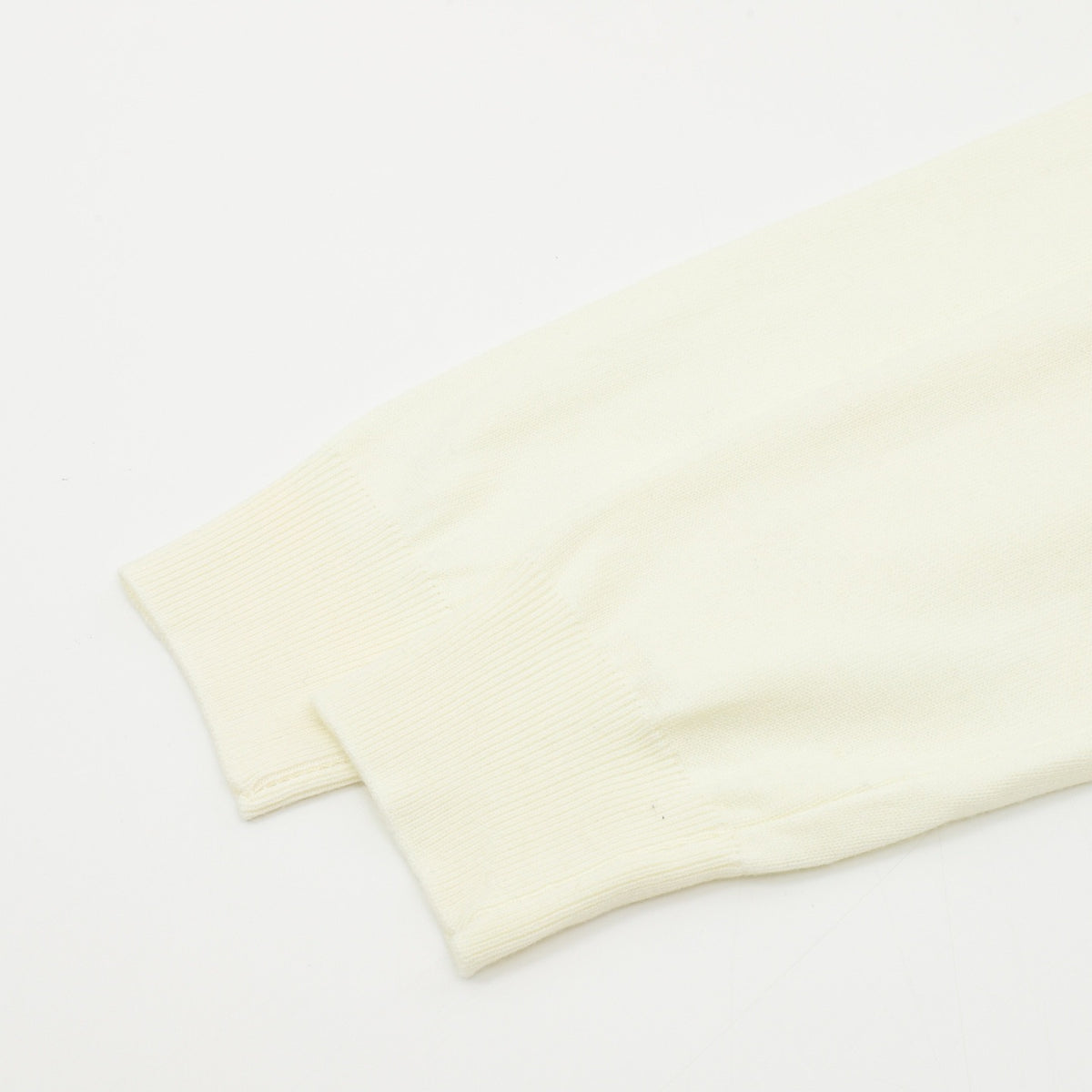 Zegna Women's Men's Cream Half-Zip Cashmere Sweater