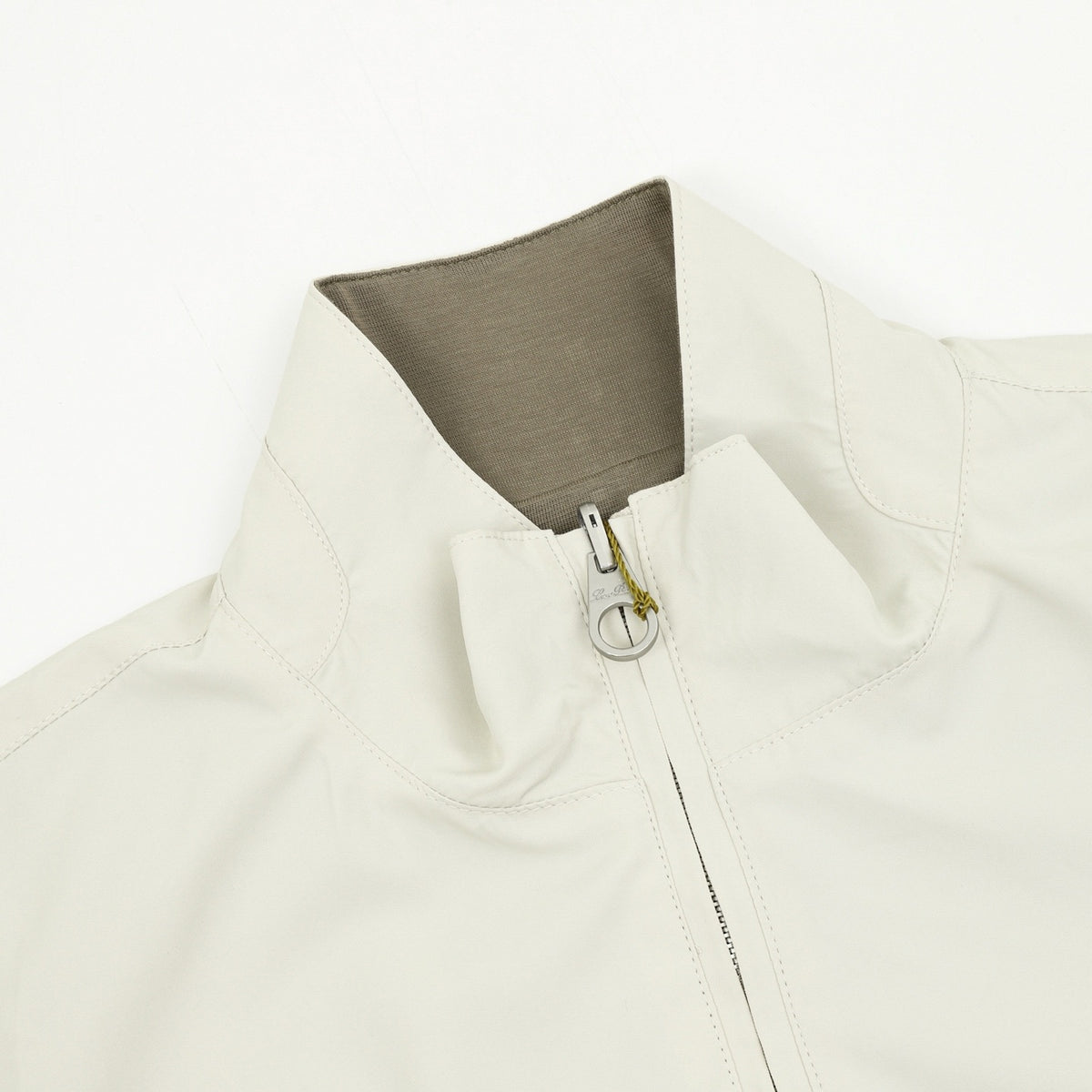 Loro Piana Women's & Men's Olive Stand-Collar Zip-Up Vest