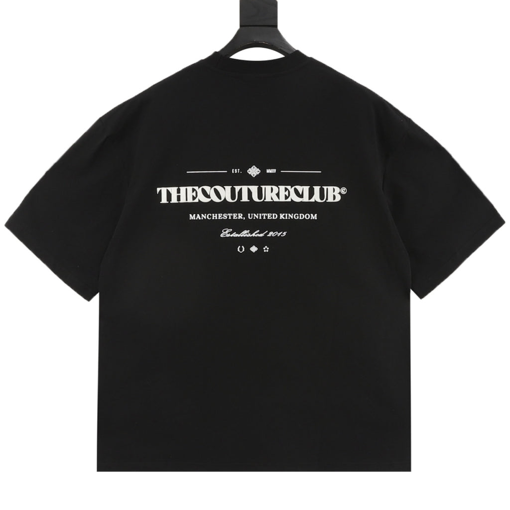 TheSutureClub Black Chest Logo T-Shirt