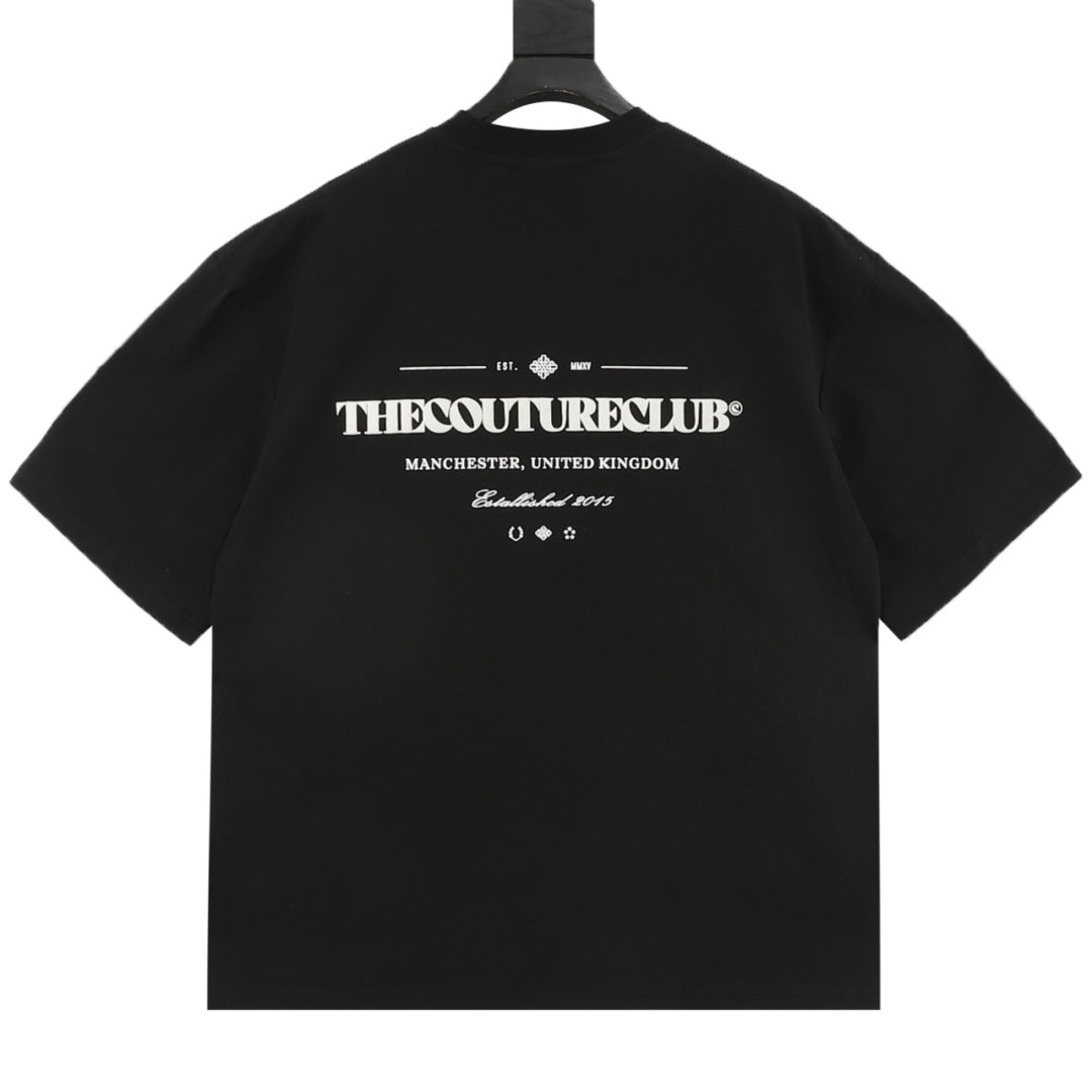 TheSutureClub Black Chest Logo T-Shirt