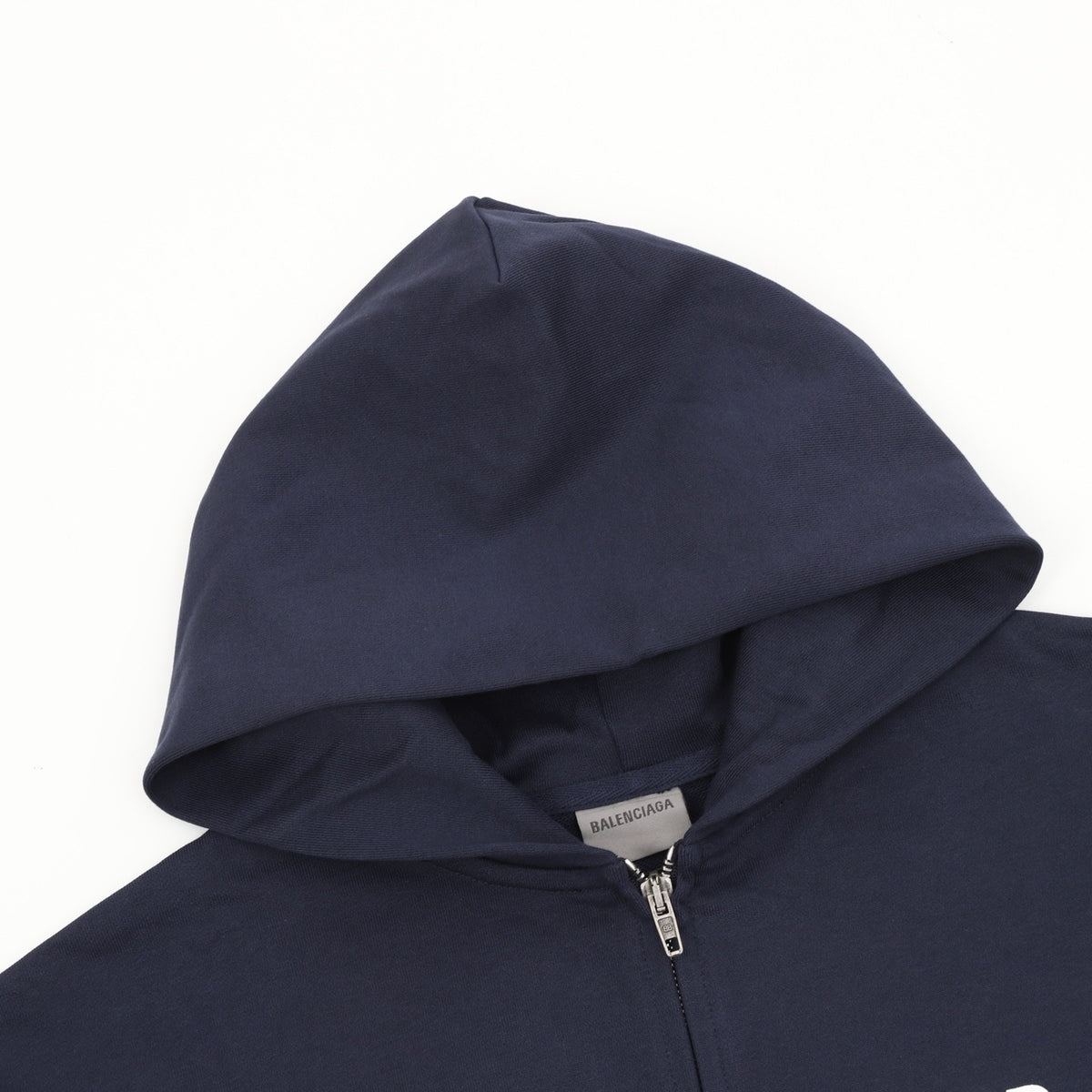 Balenciaga Women's Men's Navy WFP Zip-Up Hoodie