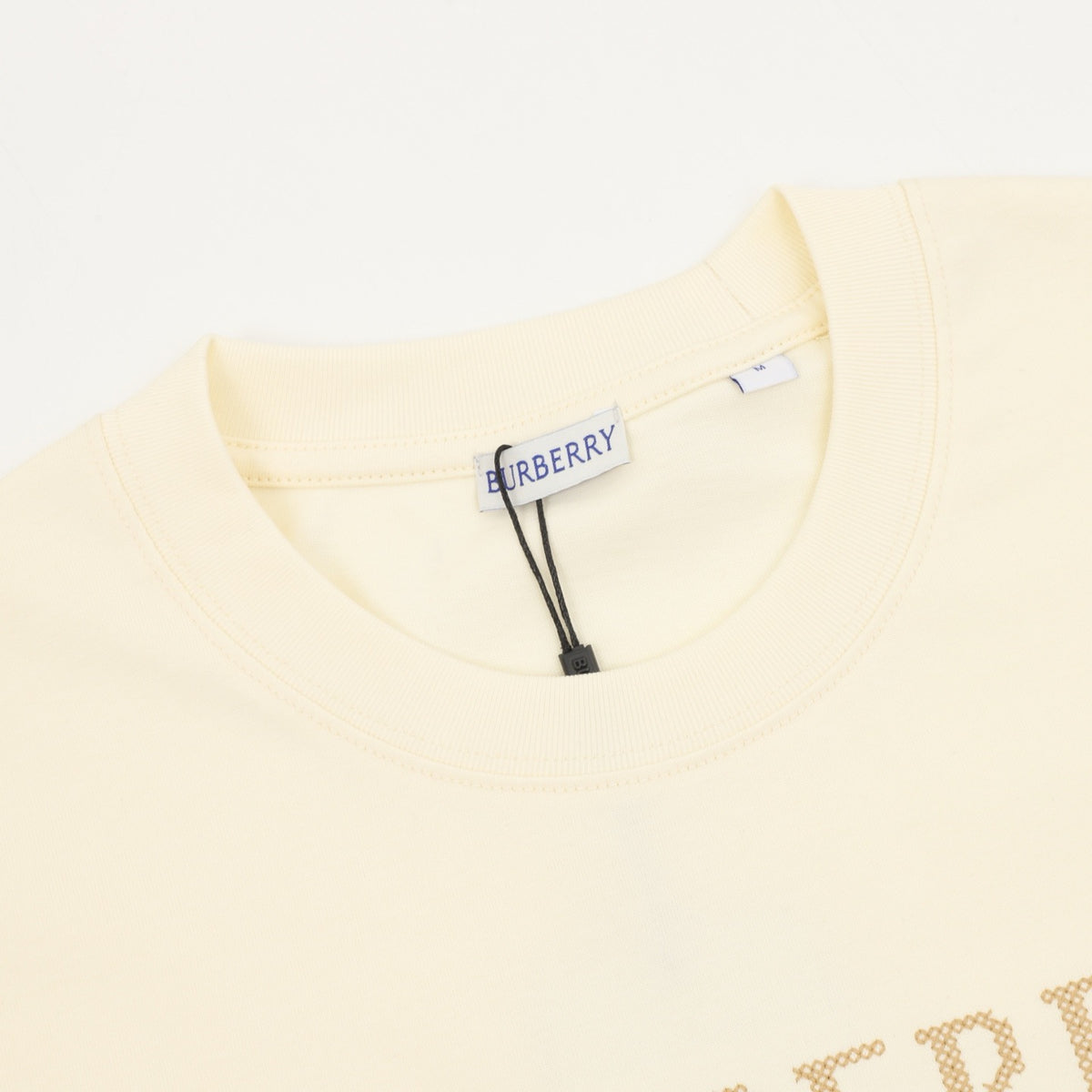 Burberry Women's & Men's Cream Equestrian Knight Long-Sleeve Tee