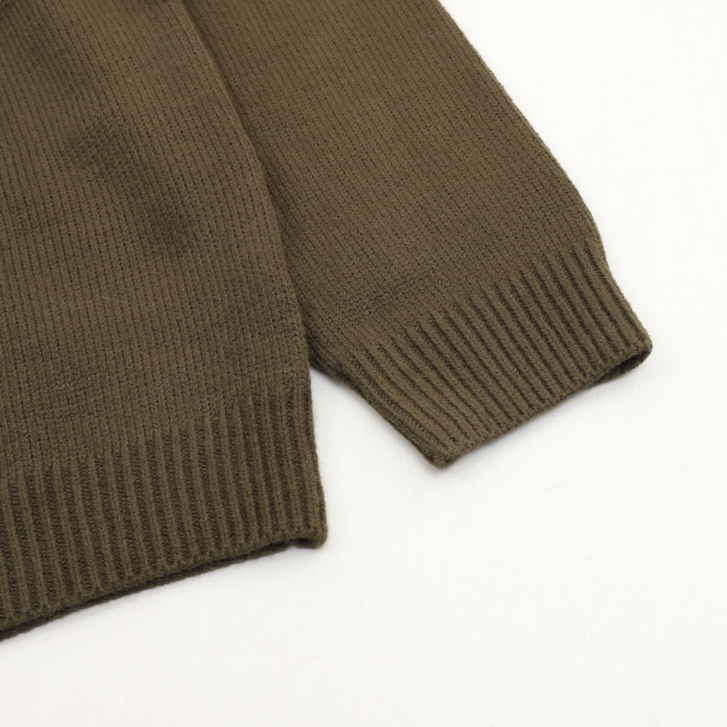 Celine Paris Back Chenille Appliqué Crew Neck Knit Sweater