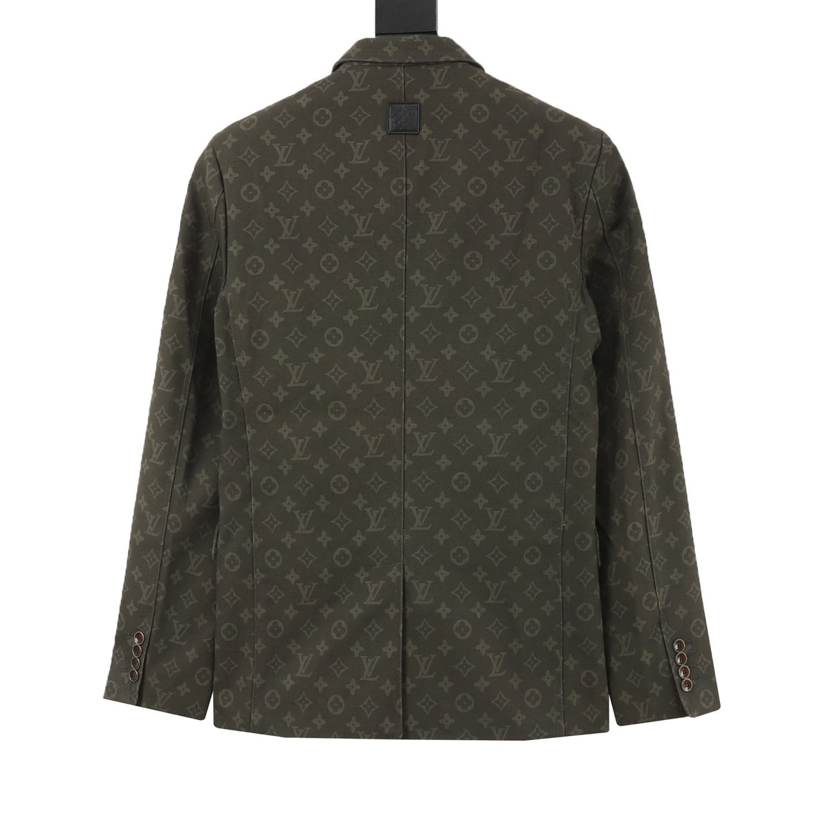 Louis Vuitton Women's & Men's Olive Monogram Three-Button Blazer