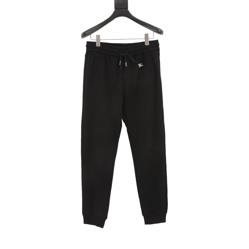 Moncler Women's Men's Black Drawstring Cuffed Sweatpants Joggers