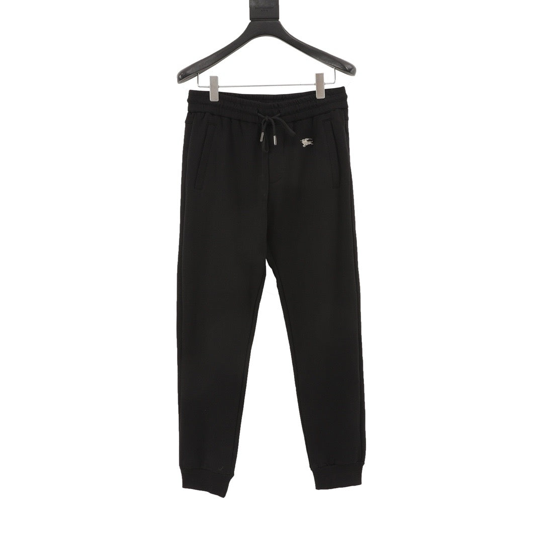 Moncler Women's Men's Black Drawstring Cuffed Sweatpants Joggers