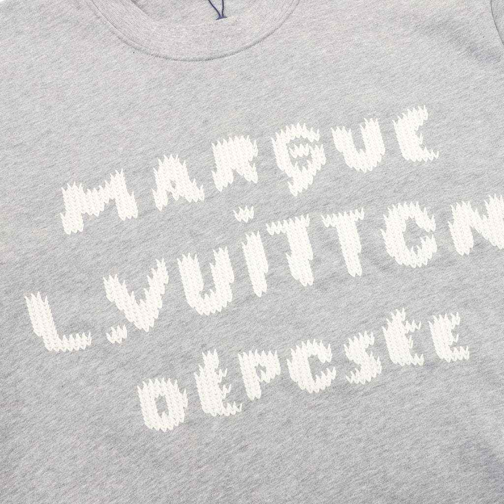 Louis Vuitton ‘Marque L.Vuitton Déposée’ Crewneck Sweatshirt — Cream | FW26