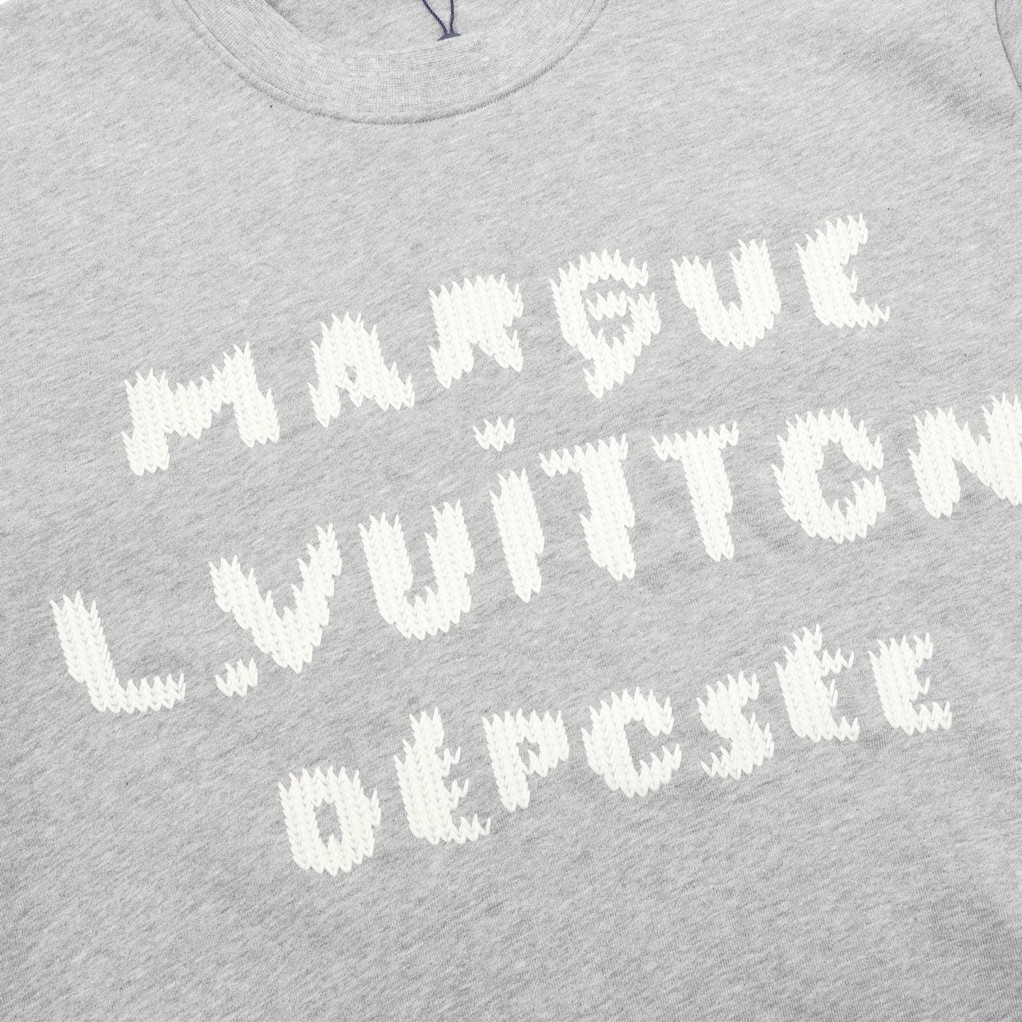 Louis Vuitton ‘Marque L.Vuitton Déposée’ Crewneck Sweatshirt — Cream | FW26
