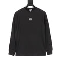 Loewe Anagram Embroidered Ribbed Long-Sleeve Top
