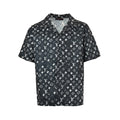 Louis Vuitton All-Over Monogram Print Short-Sleeve Shirt in Black