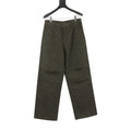 Louis Vuitton Women's & Men's Olive Monogram Wide-Leg Trousers