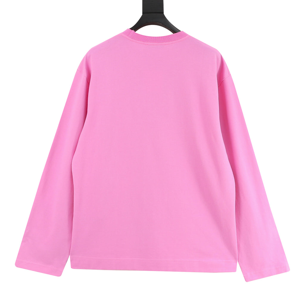 Acne Studios Logo Embroidered Long-Sleeve T-Shirt