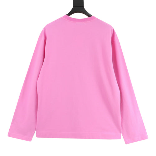 Acne Studios Logo Embroidered Long-Sleeve T-Shirt
