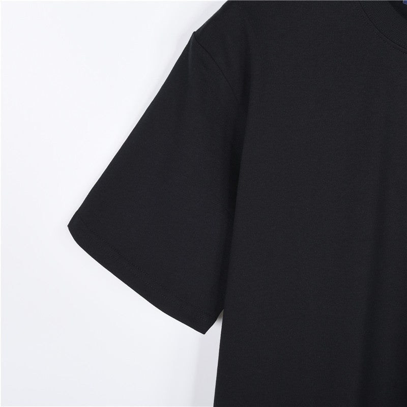 Louis Vuitton Square Back Label Short-Sleeve T-Shirt in Black