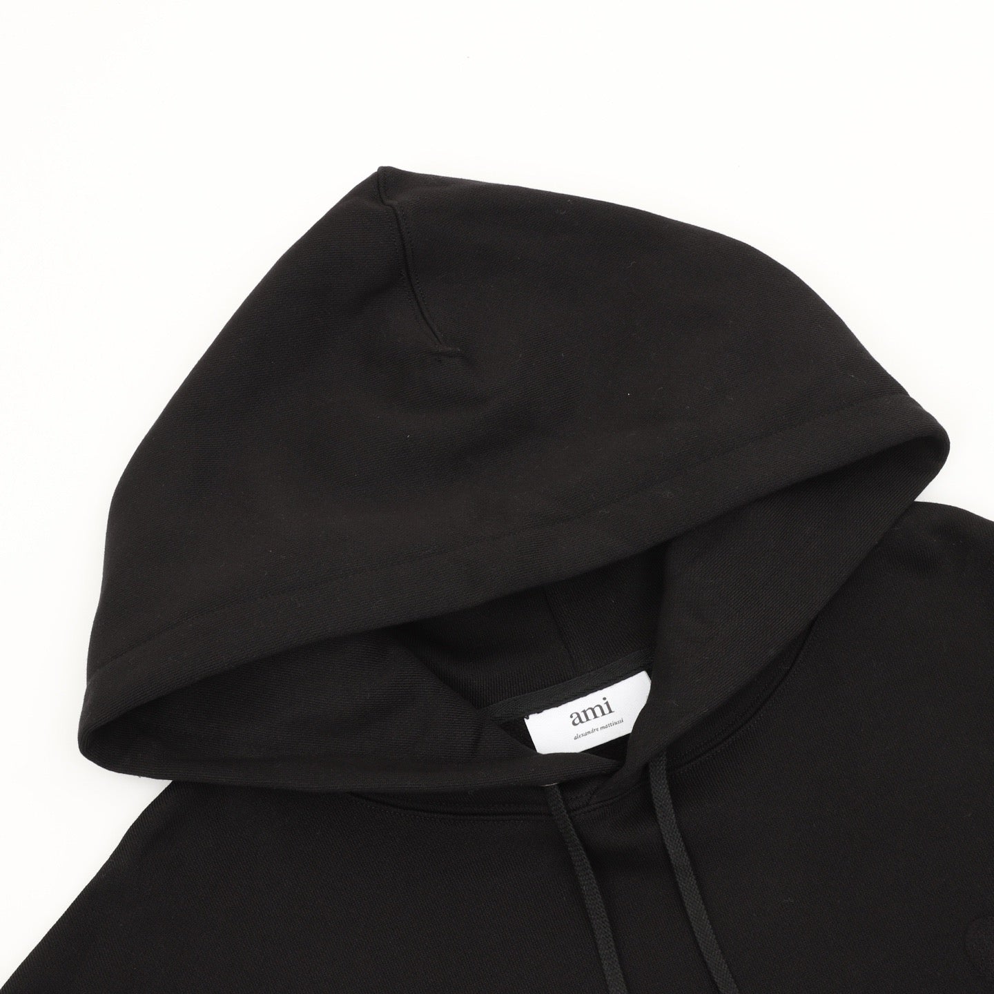 AMI Paris Two-Color Heart Embroidered Hoodie