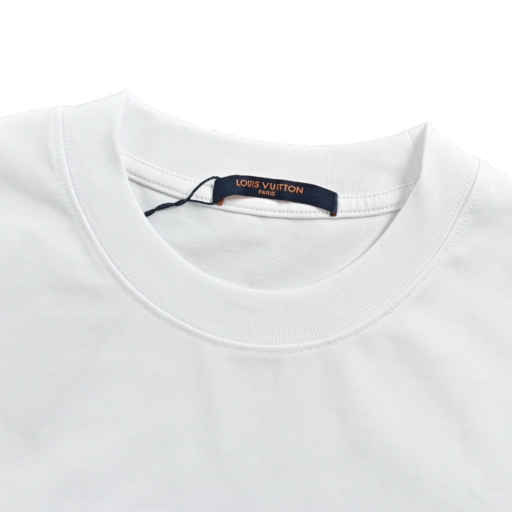 Louis Vuitton White Sneaker Graphic T-Shirt