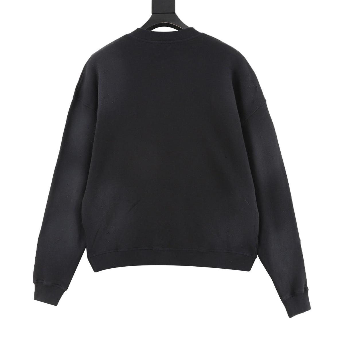 Acne Studios Women's Men's Black Logo Henley Sweatshirt