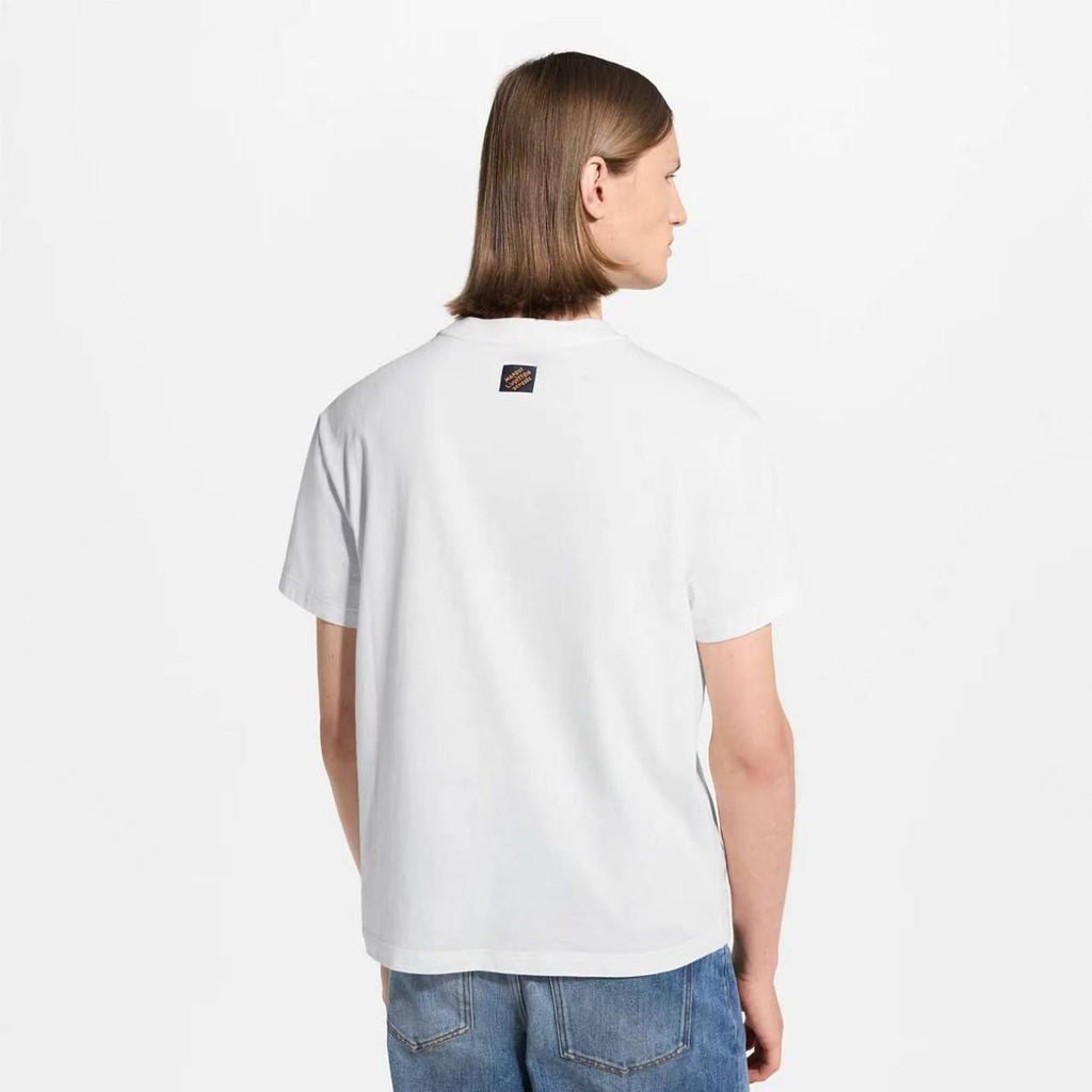 Louis Vuitton Light Blue Allover Monogram Jacquard Polo Shirt