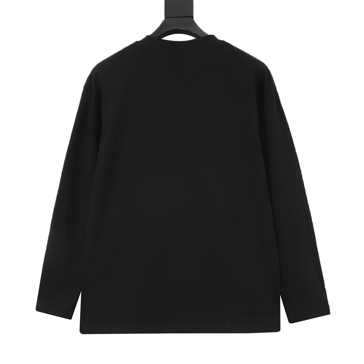 Burberry Women's & Men's Black Multicolor Equestrian Knight Long-Sleeve T-Shirt