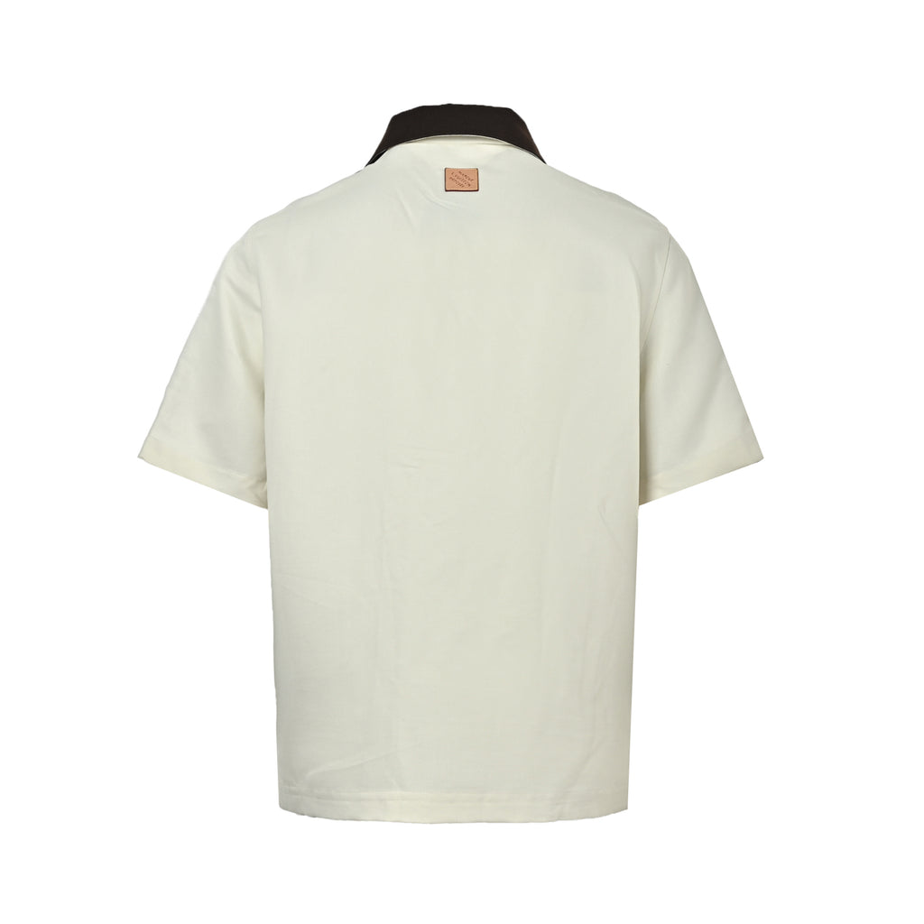 Louis Vuitton Women's / Men's Color-Block Short-Sleeve Shirt in Off-White