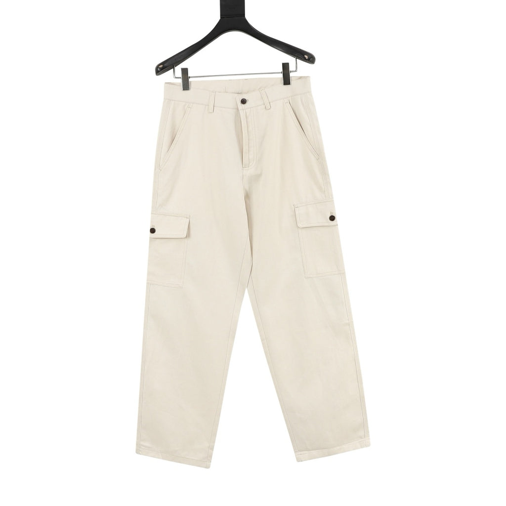 Loro Piana Dustin Cargo Trousers — Relaxed Pleated Chino