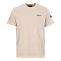 Moncler Men's Beige Logo Print T-Shirt