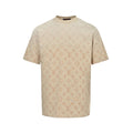 Louis Vuitton All-Over Monogram Short-Sleeve T-Shirt in Beige