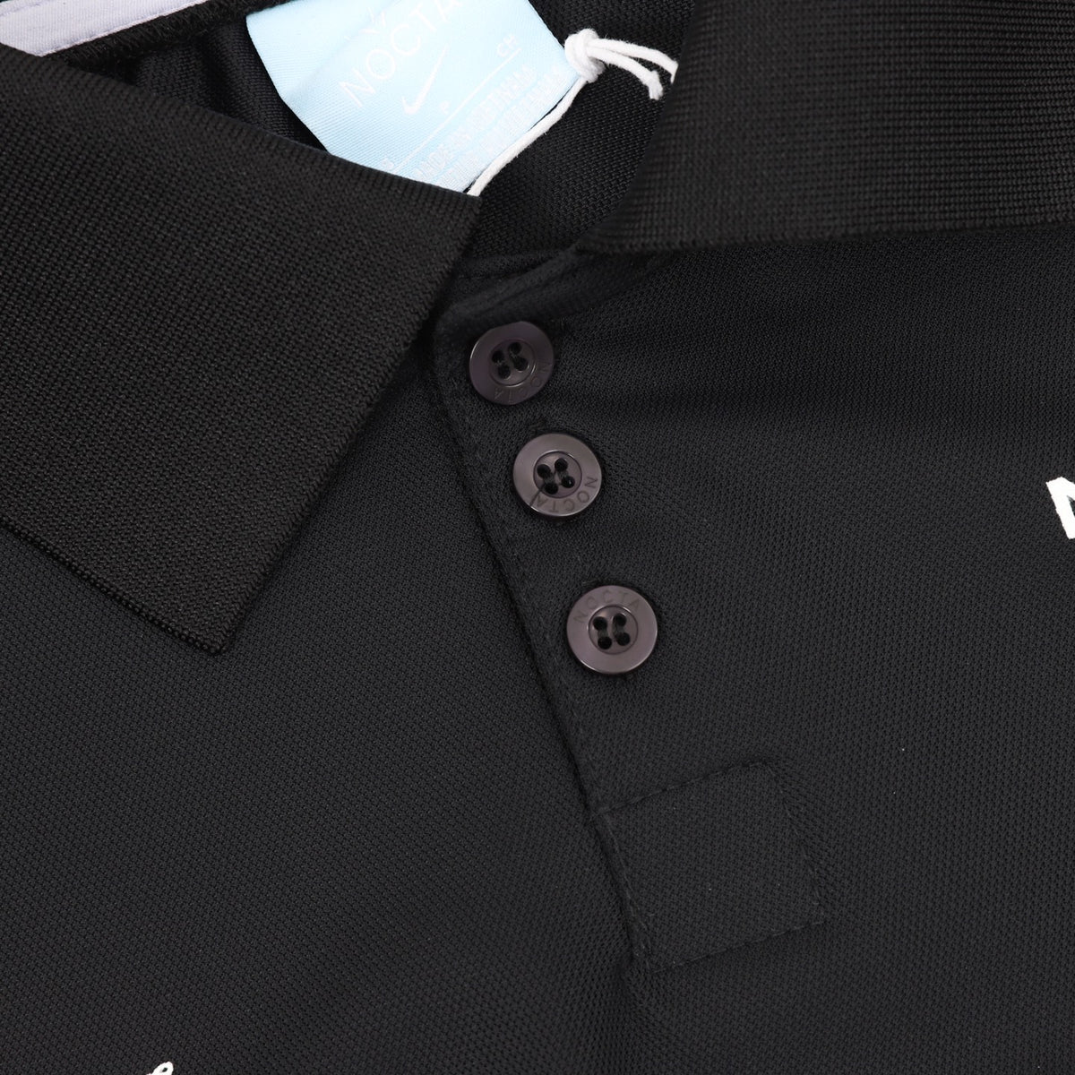 Nike NOCTA Men's Black Multi-Logo Polo Shirt