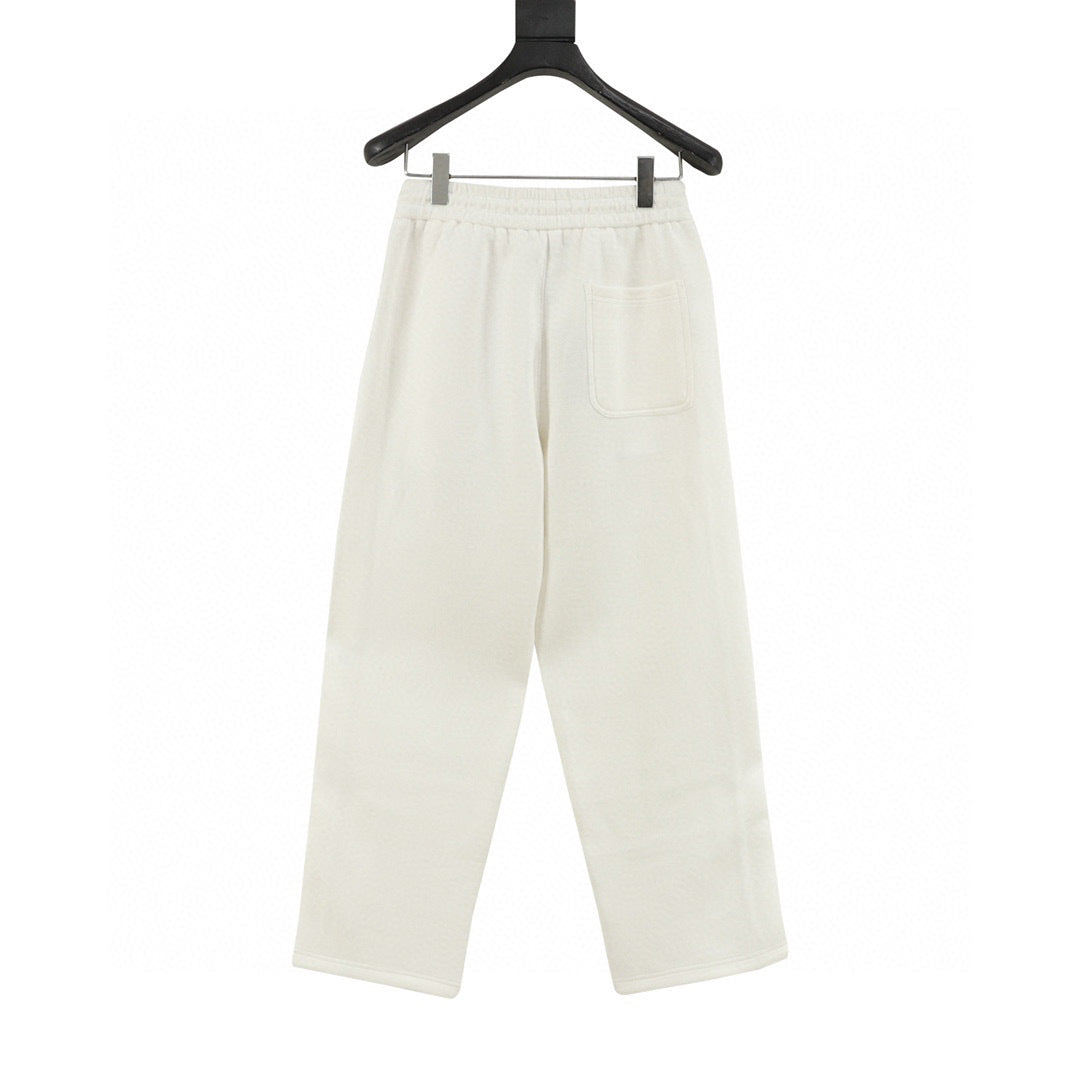 CH Cross Appliqué Embroidered Trousers