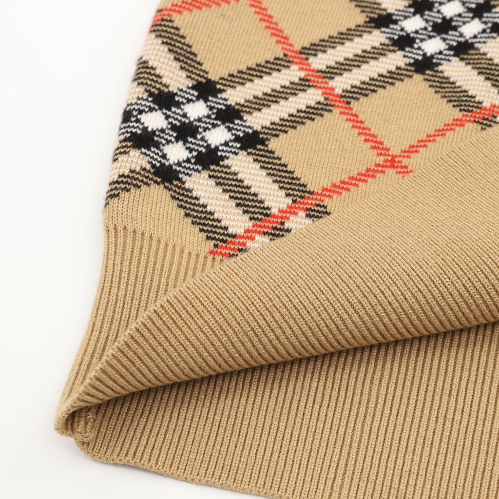Burberry McGonagall Vintage Check Jacquard Crewneck Sweater