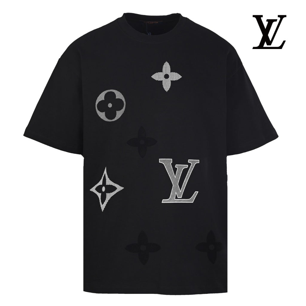 Louis Vuitton Men's Black Giant Monogram T-Shirt