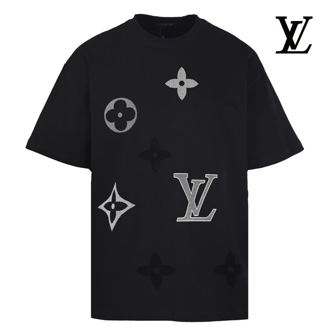Louis Vuitton Men's Black Giant Monogram T-Shirt