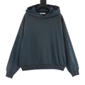 Acne Studios Six-Color Spray Paint Distressed Back Letter Hoodie | Light Grey Oversized Luxury Sweatshirt