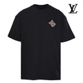 Louis Vuitton Men's Black Diamond Logo T-Shirt