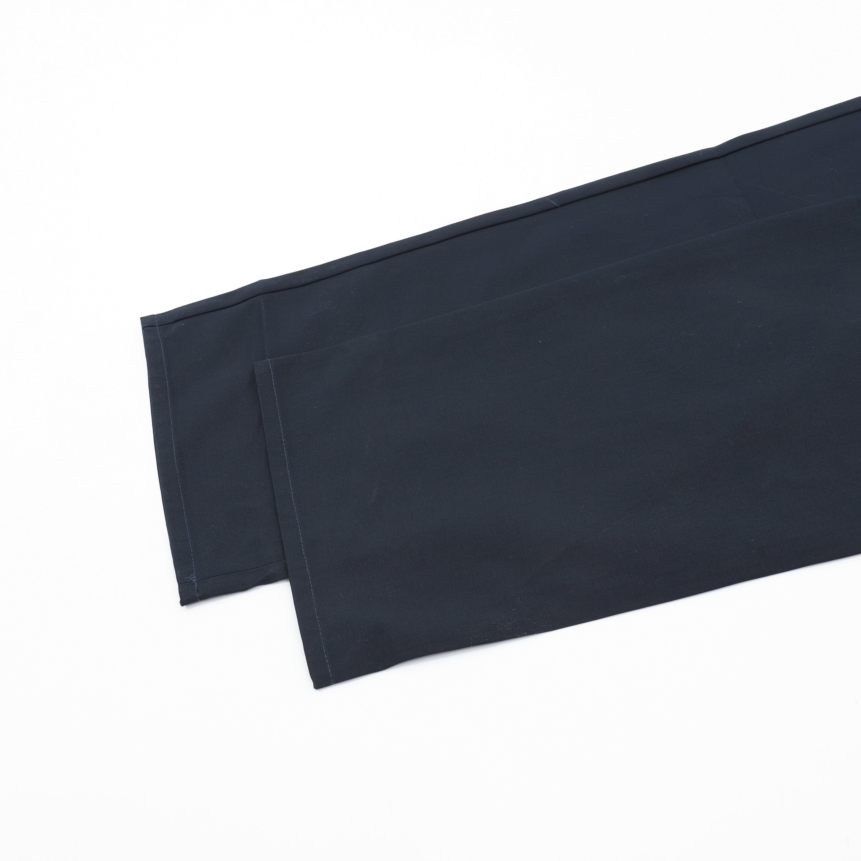 Louis Vuitton LV Leather Tag Silk-Cotton Crepe Straight-Leg Trousers